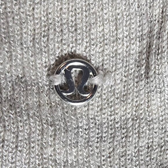 Lululemon Reversible Cabin Yogi Wrap - 6 Light Grey - Picture 4 of 4